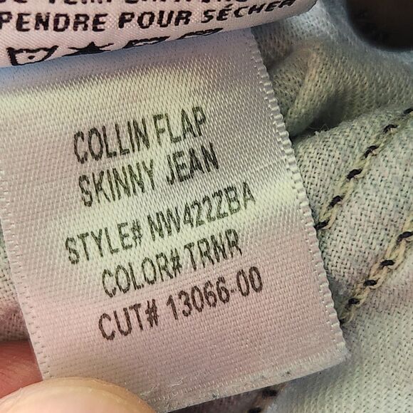 Hudson Jeans Women 28 Blue Denim Collin Flap Skinny Stretch Actual 28x31 - Picture 11 of 16